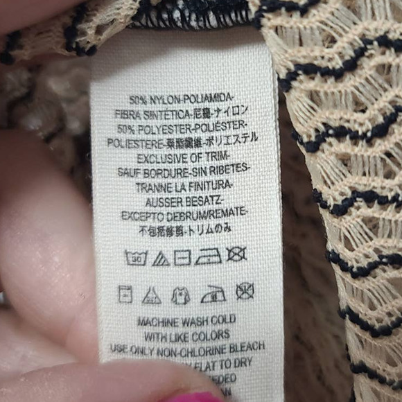 Free people Peplum Sheer Tank Top Small - Picture 5 of 5